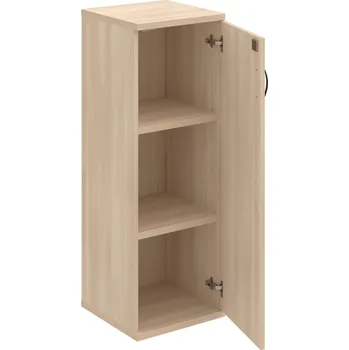 Policová skříň SZ 3 40 01 P – Skříň policová dvéřová 115,2 × 40 cm - Akát , Akát , UCO – černá