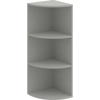 Policová skříň DR 3 L – Skříň vnější roh levý 111 cm - Šedá