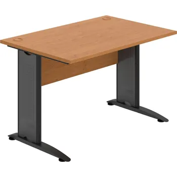 Psací stůl CS 1200 – Stůl pracovní rovný 120 cm - Olše , Olše , Černý kov