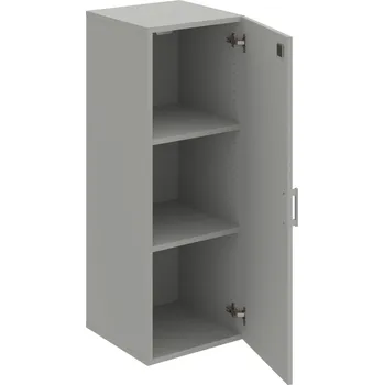 Policová skříň DZ 3 40 01 – Skříň policová dvéřová 111 × 40 cm - Šedá , Šedá , USH – hranatá