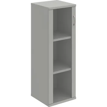 Policová skříň S 3 40 02 L – Skříň policová dvéřová 115,2 × 40 cm - Šedá , Šedá , USN – Hobis