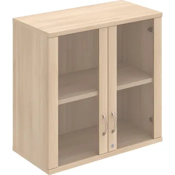 Policová skříň SZ 2 80 02 H – Skříň policová dvéřová 76,8 × 80 cm - Akát , Akát , USN – Hobis