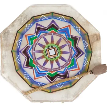 Brzdový buben Šamanský buben "Oktagon květina"