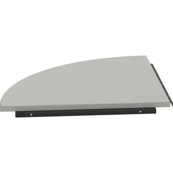 Psací stůl CP 900 L – Stůl spojovací levý - Šedá , Černý kov