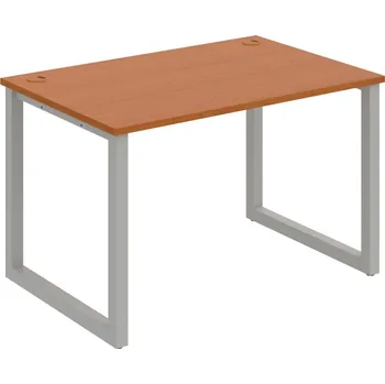 Psací stůl US O 1200 – Stůl pracovní délky 120 cm - Třešeň , Šedý kov