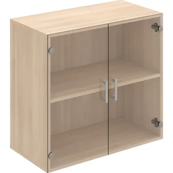 Policová skříň D 2 80 02 – Skříň policová dvéřová 74 × 80 cm - Čiré , Akát , USH – hranatá