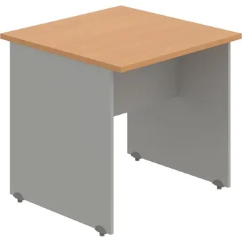 Jednací stůl GJ 800 – Stůl jednací rovný 80 cm - Buk , Šedá
