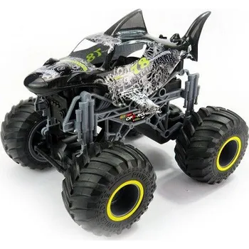 RC model auta BAZAR-Big Wheel Cars 1:16 Big Shark, 2,4 Ghz, 2WD, RTR, černá