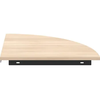 Psací stůl GP 900 P – Stůl spojovací, pravý - Akát , Černý kov