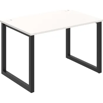 Psací stůl US O 1200 – Stůl pracovní délky 120 cm - Bílá , Černý kov