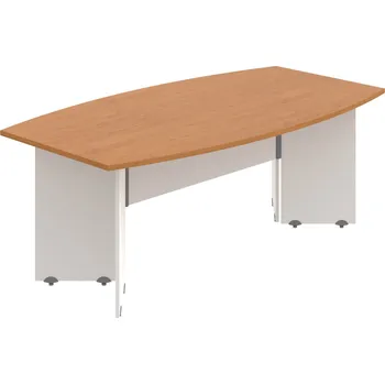 Jednací stůl GJ 200 – Stůl jednací sud 200 cm - Olše , Bílá