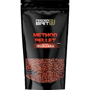 Nástraha FeederBait Pellet 4 mm 800 g Jahoda