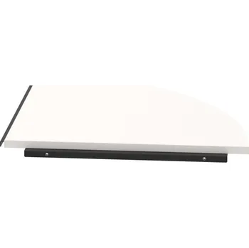 Jednací stůl CP 900 P – Stůl spojovací pravý - Bílá , Černý kov