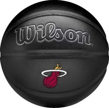 Basketbalový míč Basketbalový míč Wilson NBA Team Premiere Miami Heat WZ4026416XB Velikost: 7
