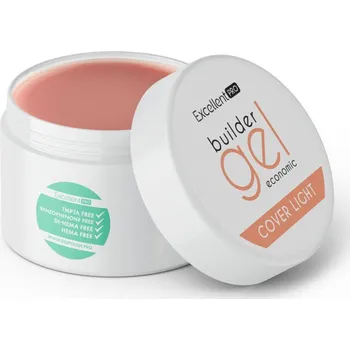 Lak na nehty Excellent Pro UV/LED gél na nehty Economic - Cover Light 15g