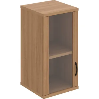 Policová skříň S 2 40 02 L H – Skříň policová dvéřová 76,8 × 40 cm - Višeň , Višeň , UCO – černá