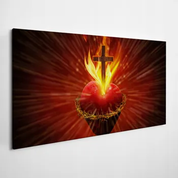 Obraz Výtisk na plátno Obraz Nejsvětější Srdce Ježíšovo