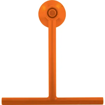 Stěrka na okno Spirella sprchová stěrka s přísavkou TIM, oranžová, plast, 22 cm