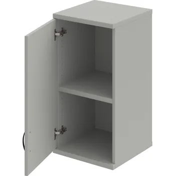 Policová skříň S 2 40 01 L H – Skříň policová dvéřová 76,8 × 40 cm - Šedá , Šedá , UCO – černá
