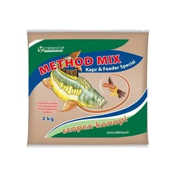 Krmivo pro rybičky Method mix pro ryby scopex - konopí 2kg