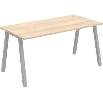 Psací stůl US A 1600 – Stůl pracovní délky 160 cm - Akát , Šedý kov