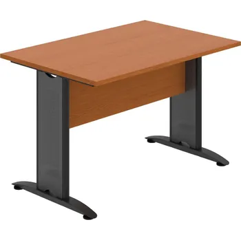 Jednací stůl CJ 1200 – Stůl jednací rovný 120 cm - Třešeň , Třešeň , Černý kov