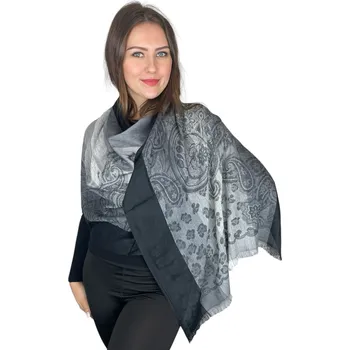 Šála Šál Pašmína - Roselina - černá