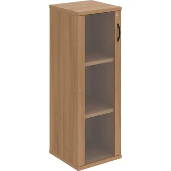 Policová skříň SZ 3 40 02 L – Skříň policová dvéřová 115,2 × 40 cm - Višeň , Višeň , UCO – černá