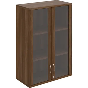 Policová skříň SZ 3 80 04 H – Skříň policová dvéřová 115,2 × 80 cm - Ořech , Ořech , USN – Hobis