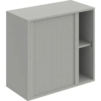 Policová skříň DZ 2 80 03 L – Skříň polic rolet levá 74 × 80 cm - Šedá , Šedá