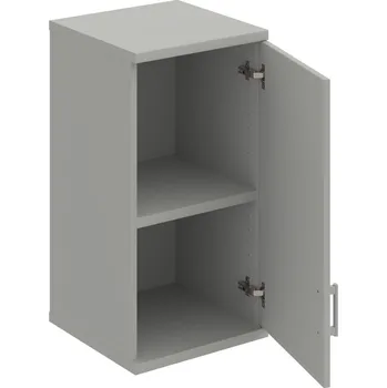 Policová skříň S 2 40 01 P H – Skříň policová dvéřová 76,8 × 40 cm - Šedá , Šedá , USH – hranatá