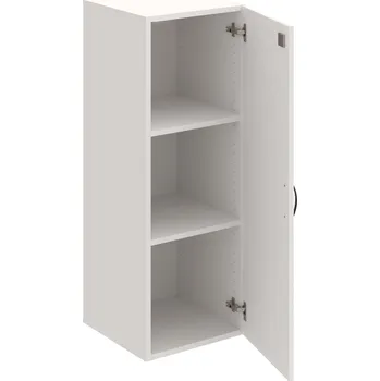 Policová skříň DZ 3 40 01 – Skříň policová dvéřová 111 × 40 cm - Bílá , Bílá , UCO – černá
