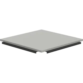 Jednací stůl CP 800 – Stůl spojovací 80 cm - Šedá , Černý kov