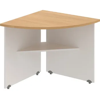 Psací stůl GP 902 L – Stůl spojovací, levý - Dub , Bílá