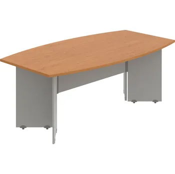 Jednací stůl GJ 200 – Stůl jednací sud 200 cm - Olše , Šedá