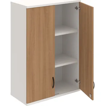 Policová skříň SZ 3 80 01 H – Skříň policová dvéřová 115,2 × 80 cm - Višeň , Bílá , UCO – černá