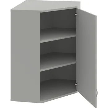 Policová skříň SRV 3 01 P H – Skříň vnitřní roh pravá 115,2 cm - Šedá , Šedá , UCO – černá