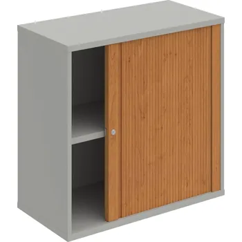 Policová skříň SZ 2 80 03 P – Skříň policová roletová pravá 76.8 × 80 cm - Šedá , Olše