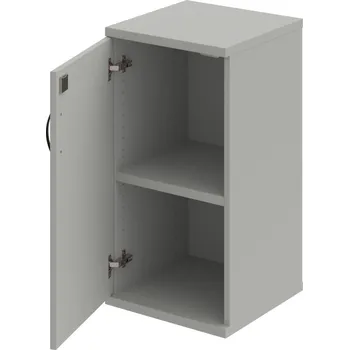 Policová skříň SZ 2 40 01 L – Skříň policová dvéřová 76,8 × 40 cm - Šedá , Šedá , UCO – černá