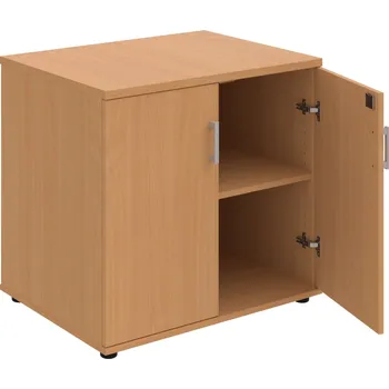 SPZ 80 60 P – Skříňka ke stolu, zavřená, š. 80 cm, léta podél - Buk , Buk , USH – hranatá