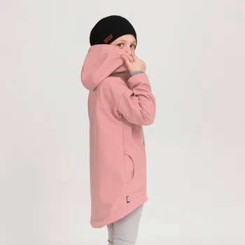 Dívčí bunda Dětský pudrový softshellový oversize kabátek Velikost: 98/104