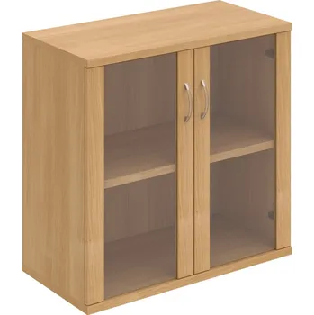 Policová skříň S 2 80 02 – Skříň policová dvéřová 76,8 × 80 cm - Dub , Dub , USN – Hobis