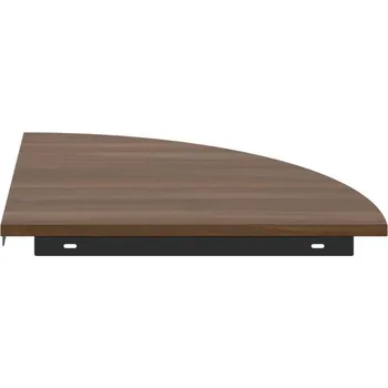 Psací stůl GP 900 P – Stůl spojovací, pravý - Ořech , Černý kov