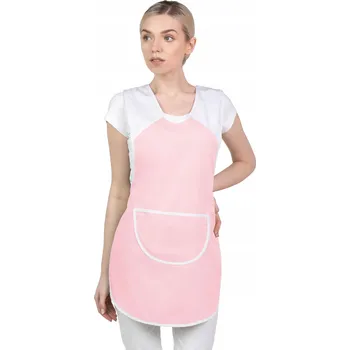 Kuchyňská zástěra L GASTRONOMICKÁ ZÁSTĚRA OCHRANNÁ KUCHYŇSKÁ S KAPSOU DÁMSKÁ HALENA 23A