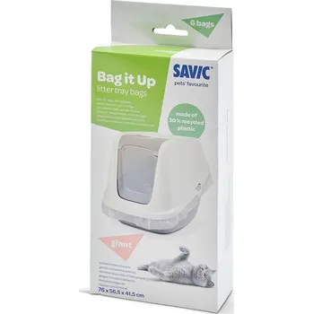 Toaleta pro kočku 6ks Savic Bag it Up Litter Tray Bags - Giant