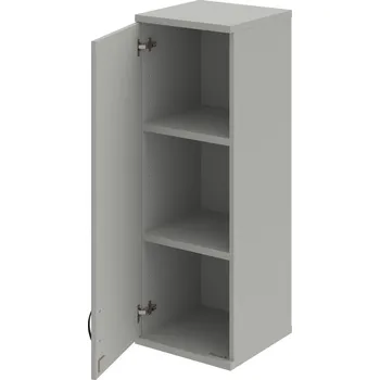 Policová skříň SZ 3 40 01 L H – Skříň policová dvéřová 115,2 × 40 cm - Šedá , Šedá , UCO – černá