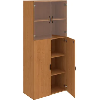 Policová skříň DZ 5 80 08 – Skříň policová dvéřová 185 × 80 cm - Olše , Olše , UCO – černá