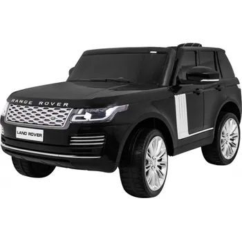 Dětské vozidlo Ramiz Range Rover HSE 2místné dětské auto černé + dálkové ovládání + 5 ks pásů + audio panel + LED dioda