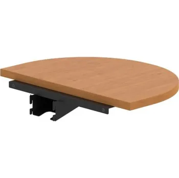 Jednací stůl CP 60 – Stůl zakončovací oblouk 60 cm - Olše , Černý kov