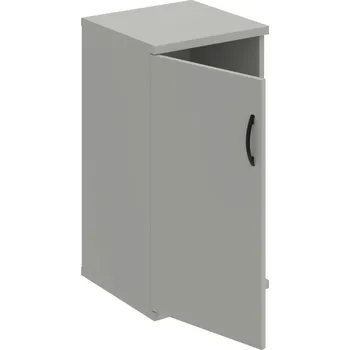 Policová skříň S 2 40 01 L – Skříň policová dvéřová 76,8 × 40 cm - Šedá , Šedá , UCO – černá